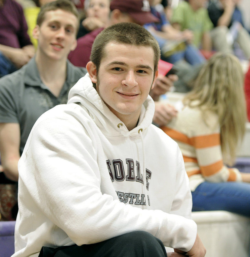 Jacob Guimond of Noble was startled to find himself ineligible to seek a wrestling title as a junior, so he made an extra effort to make his senior season memorable.