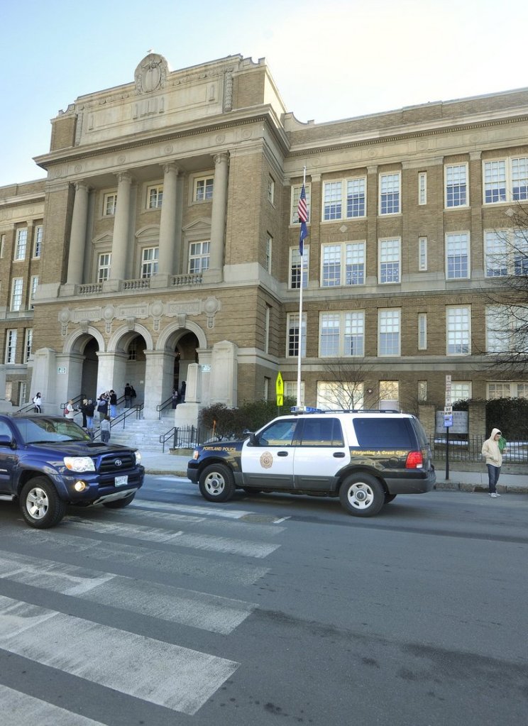 The school day would start an hour later at Portland High School, above, and other city secondary schools under a proposal by district officials. Without parental oversight, a later start to the school day means that teens will probably stay up later “playing video games and tagging friends on Facebook,” a reader says.