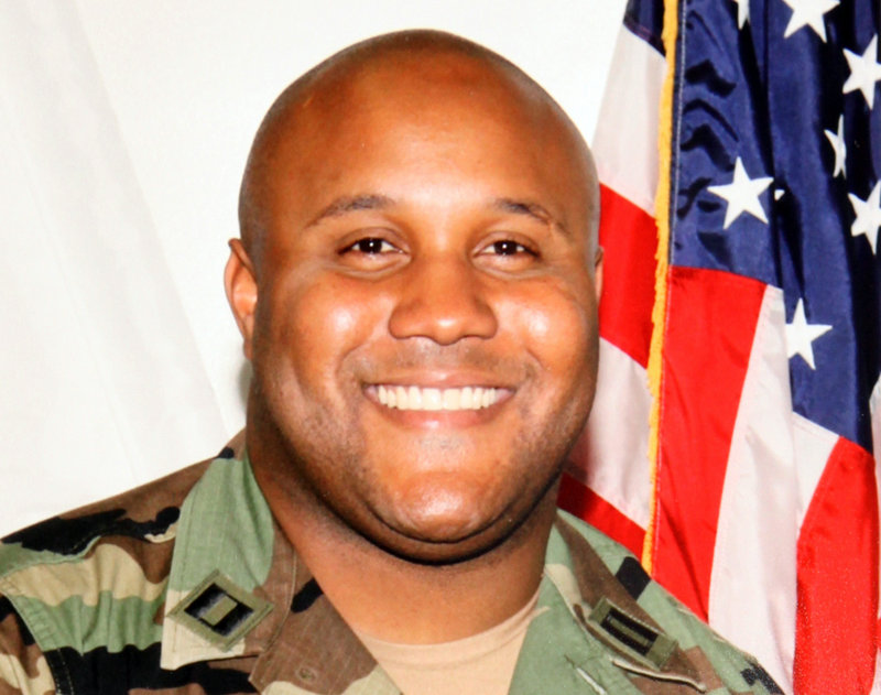 An undated photo released by the Los Angeles Police Department shows 33-year-old Christopher Dorner. On Sunday, the fourth day of a search for Dorner, police announced a $1 million reward for information leading to his capture.