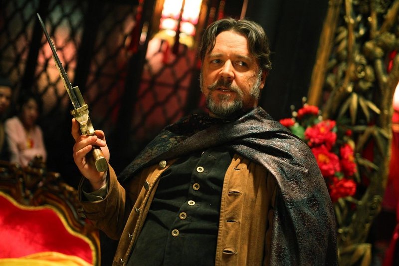 Russell Crowe in “The Man with the Iron Fists.”