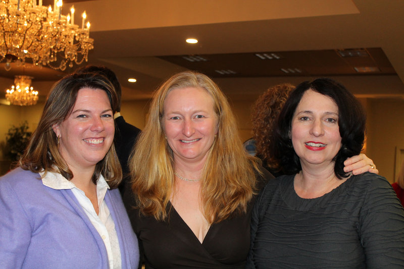 From left, Amy Abbott of Portland with Blanche Belliveau of Saco and Eva Frank of Portland.