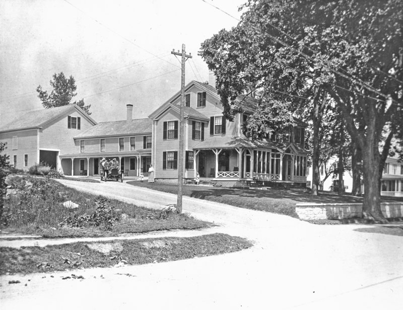 Jameson Tavern house, 115 Main St., in Freeport, taken in the early 1900s.