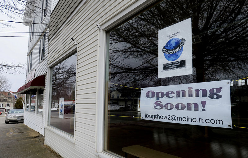 The new operator of the Kennebunk Zumba studio chose the building for its central location.