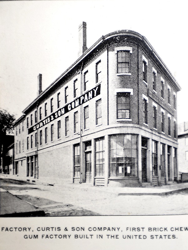 Th gum factory at 291 Fore St., which later became the Portland Hub Furniture store.