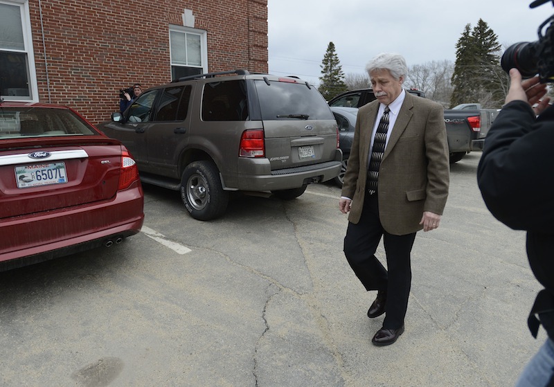 Mark Strong Sr. leaves the courthouse following his trial Wednesday, March 6, 2013. Strong was found guilty of 12 counts of promotion of prostitution and one count of conspiring to promote prostitution.