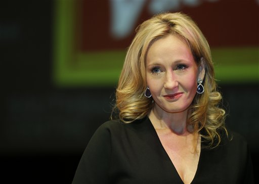 Author J.K. Rowling unveils her book "The Casual Vacancy" in London in September 2012. Rowling said Sunday that she and other victims of media intrusion felt they "have been hung out to dry" by the British government.