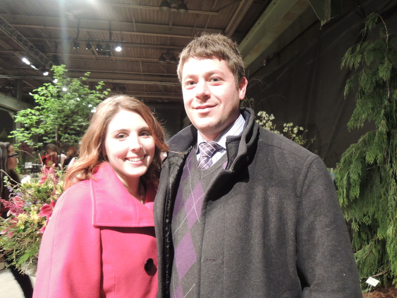 New homeowners Kelcie Martin and Mike Anderson of Portland explored the show for inspiration to transform their yard.