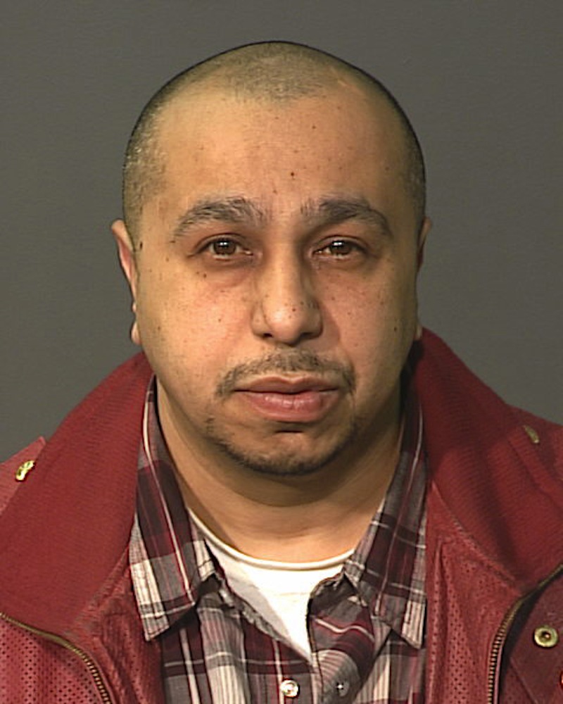 This undated photo, provided by the New York City Police Department on Monday March 4, 2013, shows Julio Acevedo, 44, who police are looking for in connection with the death of an expectant couple that was killed in a car accident in Brooklyn early Sunday morning and their premature baby, who was delivered alive but did not survive. Police are searching for the driver of a BMW and a passenger who fled on foot after slamming into the livery cab transporting Nachman Glauber and his pregnant wife Raizy, both 21 years old. (AP Photo/NYPD)