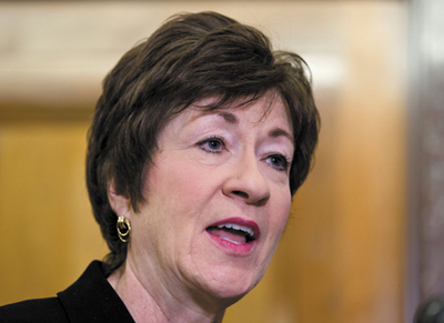 Sen. Susan Collins: "My constituents, while they may not always agree with every vote, they support the work I'm doing."
