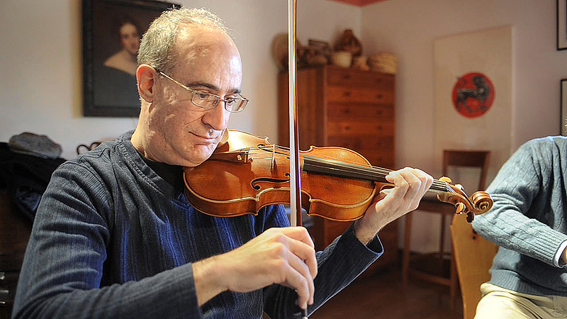 Portland String Quartet's newest member, violinist Dean Stein