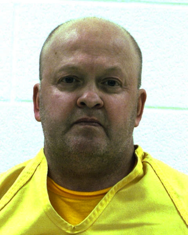 An undated booking photo released by the Centre County Correctional Facility in Bellefonte, Pa., shows Mark A. Miscavish. Miscavish, a former state trooper, killed his estranged wife with a shotgun inside a central Pennsylvania supermarket Thursday, March 28, 2013. and then killed himself. (AP Photo/Centre County Correctional Facility)