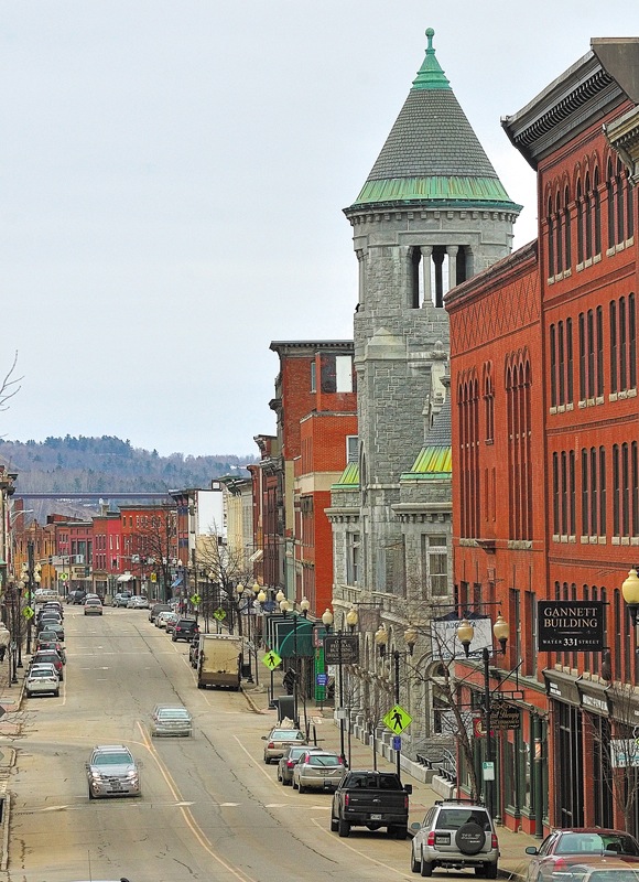This photo shows downtown Augusta last Thursday. A proposal for the city’s downtown to become a Main Street Maine program was recently presented to the Augusta City Council.