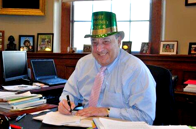 The Governor's Office in 2014 tweeted this photo on Friday of Gov. Paul LePage signing into law a bill that lifts the ban on selling alcohol between 6 and 9 a.m. on Sundays when St. Patrick's Day falls on a Sunday.