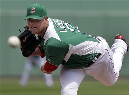 Red Sox starting pitcher Jon Lester pitched six perfect innings in an exhibition spring training game against the Tampa Bay Rays in Fort Myers, Fla., Sunday.