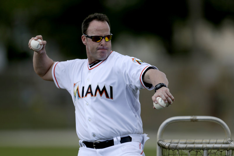 Mike Redmond, a former Sea Dogs catcher, now is the Miami Marlins’ manager, leading a low-priced team that may be helped by listening to Mike Lowell, a former Marlin.