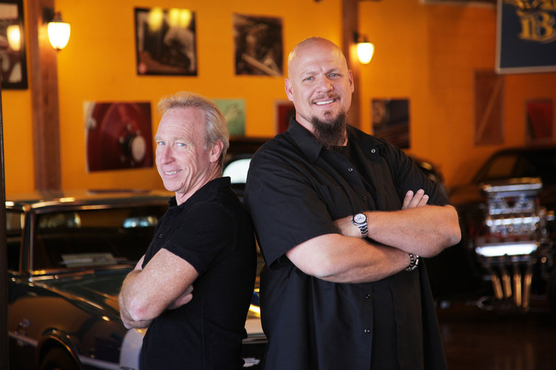 Perry Barndt, left, and Jeff Allen are featured in “The Car Chasers,” a reality series premiering at 10 p.m. Tuesday on CNBC.