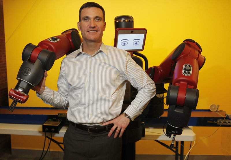 Scott Eckert, chief executive of the Boston-based Rethink Robotics, defends his industry against critics who decry robots as jobs-killers. Without his robots, Eckert says, many small businesses might look overseas for manufacturing.