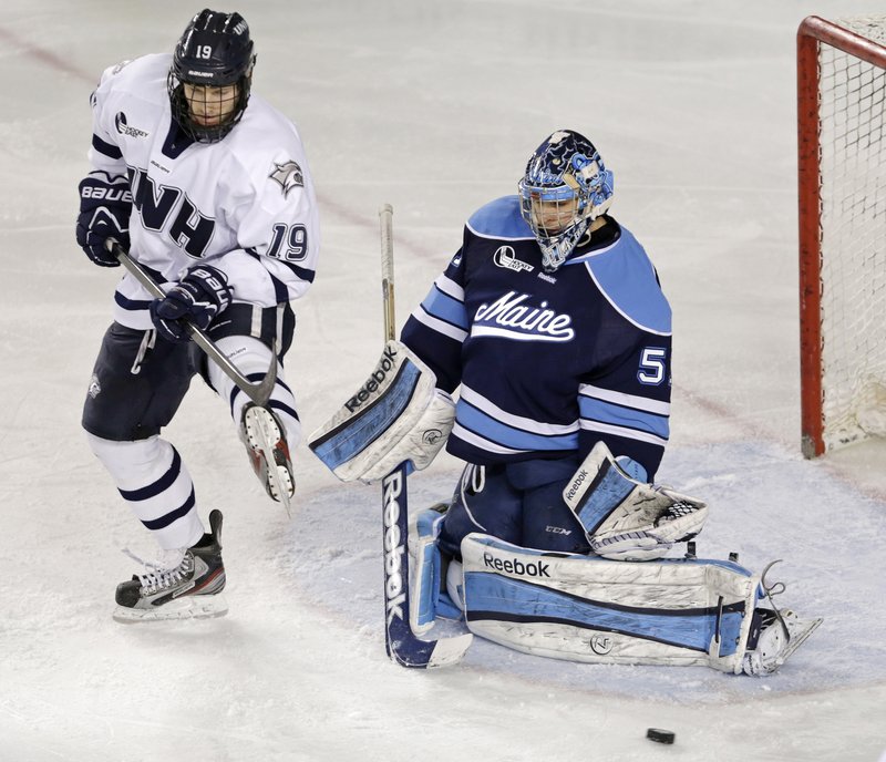 Martin Ouellette, who started 28 of 36 games in goal for UMaine, recognized the Black Bears were a good team early in the season despite their struggles. “I just knew we had the potential to do something this year,” he said.