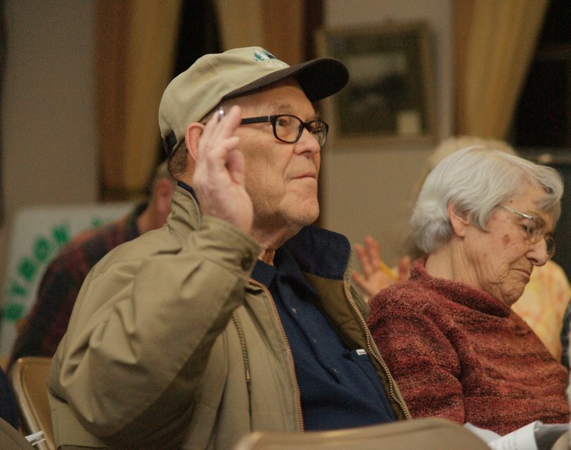 Byron residents voted unanimously Monday night to reject a proposal that would have required every household in town to have firearms and ammunition. Kenneth Waugh, 80, was one of those voters.