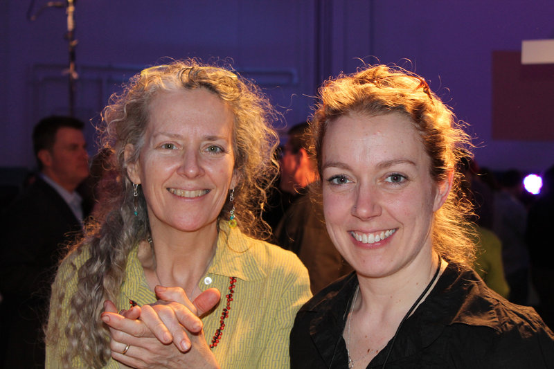 Mary Paine and Melissa Sawyer, co-owners of Pepperclub and the Good Egg Cafe in Portland.