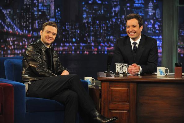 Lawrence Manchester was on the job when Fallon hosted Justin Timberlake last week.