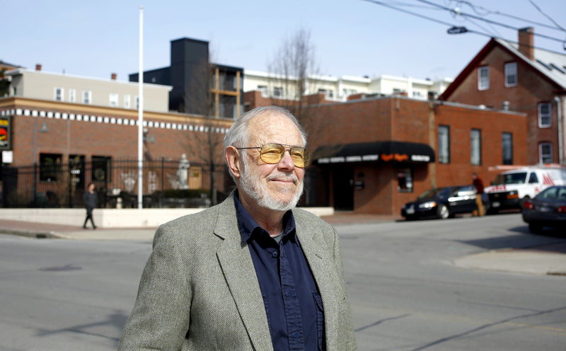 Hugh Nazor, founder of the India Street Neighborhood Association, says after Franklin Arterial was built in the 1960s and severed the neighborhood from the Old Port, "this little pocket here continually bled residents. ... the whole place went downhill."
