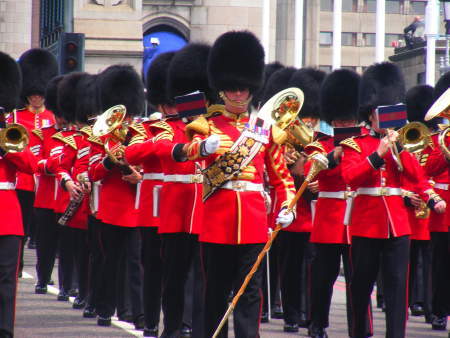 The Band of the Scots Guards will play Sunday at the Cumberland County Civic Center.