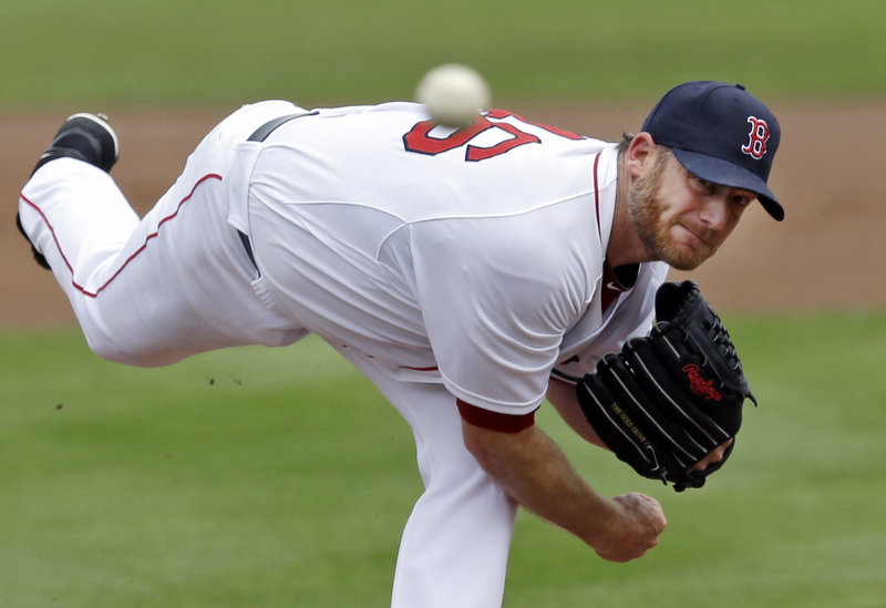 Ryan Dempster of the Red Sox pitched five innings of Tuesday’s 8-7 exhibition loss to Baltimore, allowing three runs and six hits. Dempster, who pitched for the Portland Sea Dogs in 1998, has a 3.06 ERA this spring.