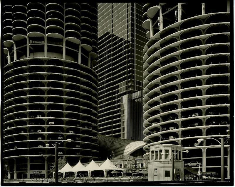 “Untitled, Chicago,” ultrafine archival ink print by Ilya Askinazi, from the exhibition of his new work continuing through April 20 at Elizabeth Moss Galleries in Falmouth. Photographic images by Brenton Hamilton also are on view.