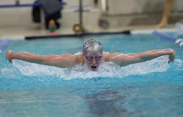 Jenni Roberts, a Sanford High grad, will compete in three events at the NCAA Division I swimming and diving championships at Indianapolis this week for the University of New Hampshire.