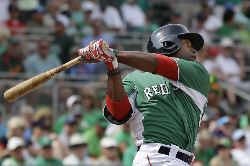 Jackie Bradley Jr. will turn 23 in April – the same age as three other recent Sox players when they hit the majors.