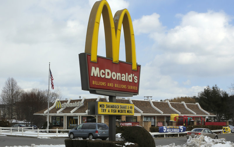 McDonald's on Route 1 in Falmouth, which reflects the company’s template.