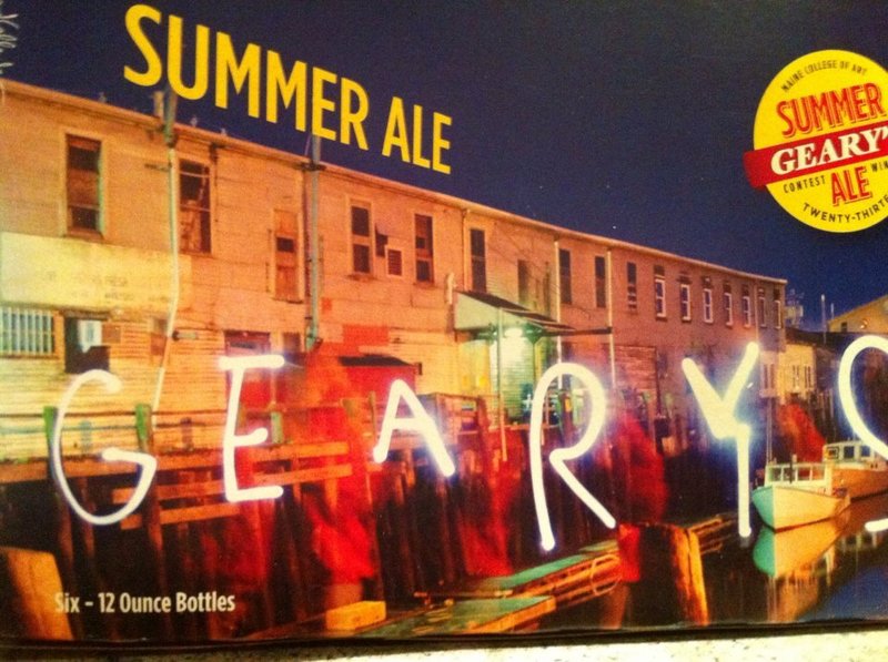 Geary’s Summer Ale, already on shelves, features a package designed by Kaitlin Callender, a junior at the Maine College of Art. Her photo of a Portland pier won Geary’s annual design contest, which comes with a $5,000 prize.