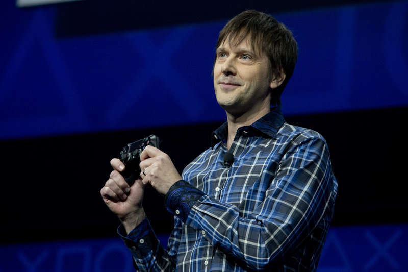 Sony’s Mark Cerny talks about the new Playstation 4 video game console last month. Sony will reveal more about the technology on Wednesday.