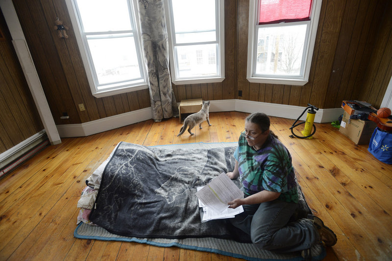 Katrina LaCourse, 47, may lose her rental voucher provided by Lewiston's general assistance program because the city said she misrepresented her financial situation and did not report a roommate.