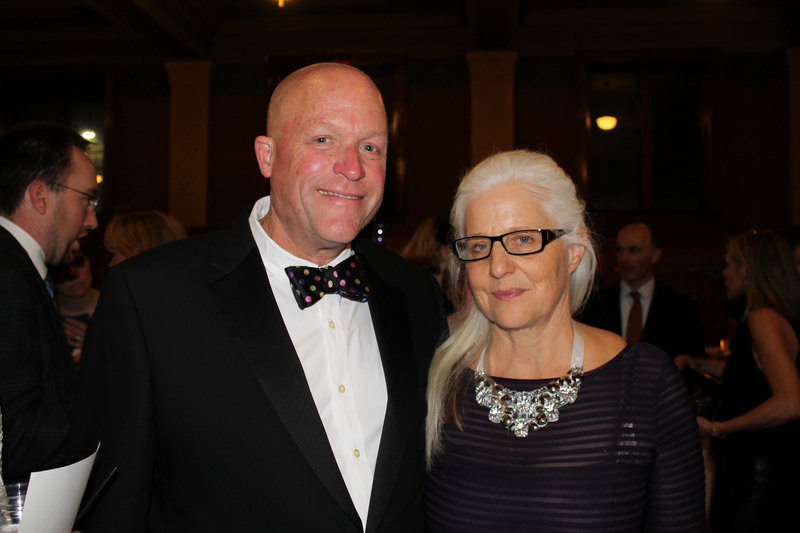 Cyrus and Patty Hagge, recipients of the Telling Room’s Red Buoy Award.