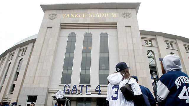 The Yankees will host the Red Sox on Opening Day at Yankee Stadium on April 1.