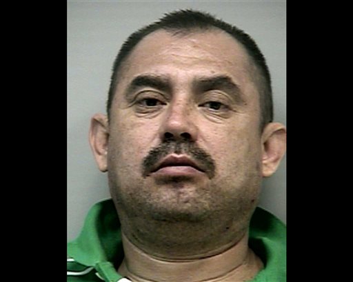 This 2009 photo provided by the Gwinnett County Sheriff's Department in Lawrenceville, Ga., shows reputed cartel operative Socorro Hernandez-Rodriguez after his arrest in a suburb of Atlanta. Hernandez-Rodriguez was later convicted of sweeping drug trafficking charges. Prosecutors said he was a high-ranking figure in the La Familia cartel, sent to the U.S. to run a drug cell.