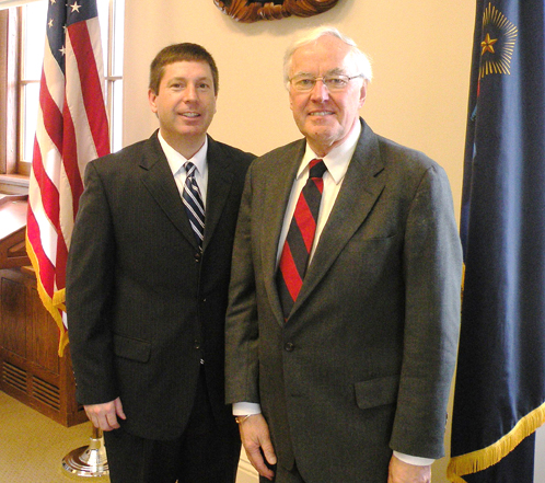 State Rep. Kenneth Fredette, R-Newport, left, and John Martin of Eagle Lake co-chair the Franco-American Leadership Council.