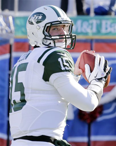 Tim Tebow warms up before a game against the Buffalo Bills in in this In this Dec. 30, 2012, photo. He didn't impress enough in practice to earn more playing time.