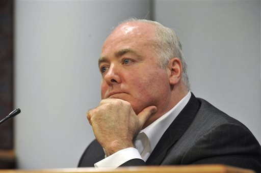 Michael Skakel testifies during his appeal trial at Rockville Superior Court in Vernon, Conn., on Thursday. Skakel argues trial attorney Michael Sherman got caught up in the limelight of the high-profile case and failed to prepare.