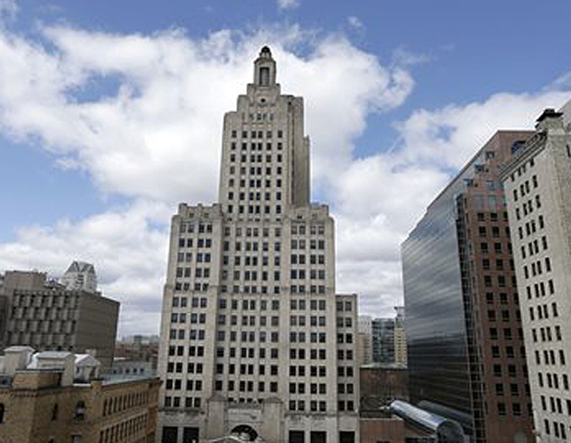 This Art Deco building in downtown Providence, R.I., is the city’s most prominent skyline feature. It will be empty at the end of April, and some fear the effect on the rest of downtown.