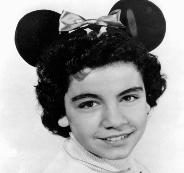 A 1955 photo of Annette Funicello, a "Mouseketeer" on Walt Disney's TV series the "Mickey Mouse Club."