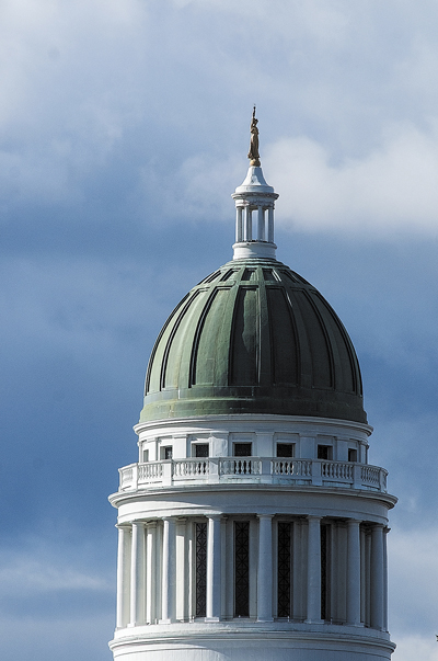 The copper on the State House dome in Augusta will be replaced.