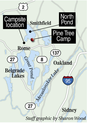 Christopher Knight's camp was located on North Pond in Rome, not far from Route 137.