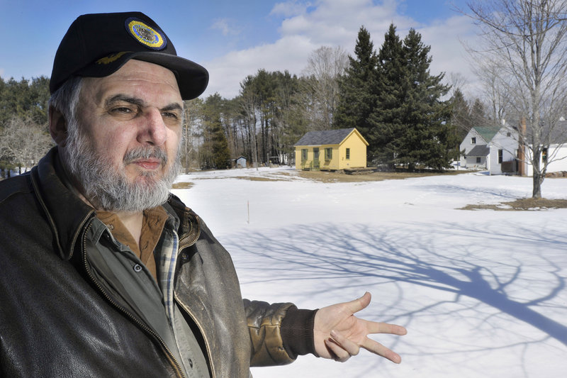 David Tanguay is vice president of the Windham Historical Society and says he already has all the makings of a one-room schoolhouse, but not the structure itself.