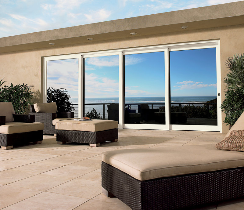 A slider on an exterior wall lets homeowners embrace the outdoors – and spaces like patios and decks.