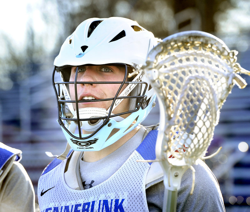 Kennebunk lacrosse player Nicco DeLorenzo attracted the attention of college coaches during a tournament with his New England Selects team at Harvard last fall.