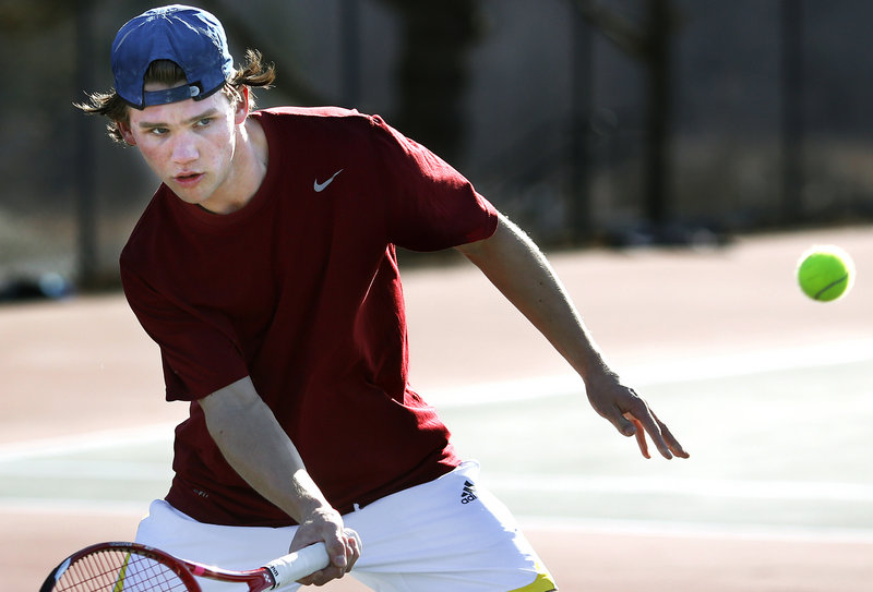 Matt Gilman is in his fourth season as the No. 1 singles player for Cape Elizabeth and reached the state singles semifinals each of the past two years.