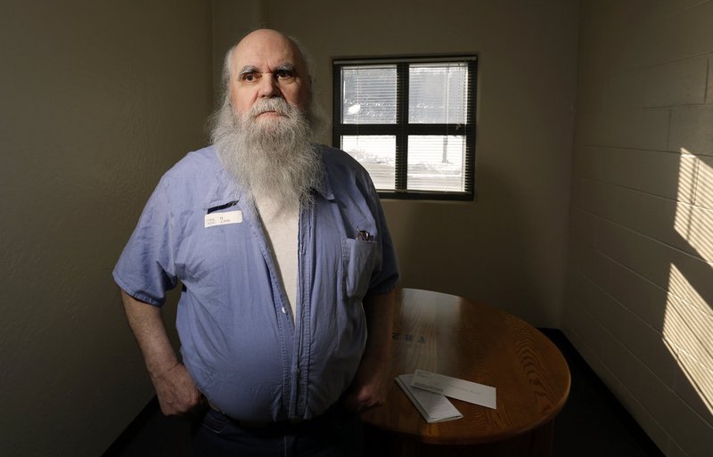 Albert Paul, photographed Jan. 18 at the Maine State Prison in Warren, will turn 80 in June. He’s been in and out of prison – mostly in – since he was 18 and likely will die there, having been sentenced to life for killing a South Portland woman in 1971.